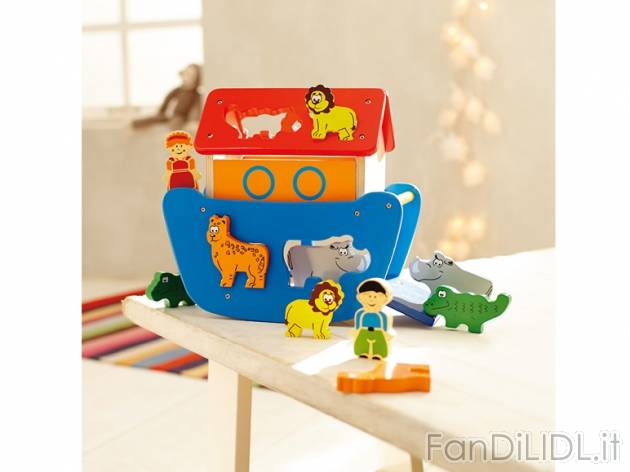 Arca di Noè in legno per bambini , prezzo 14,99 &#8364; per Alla confezione ...